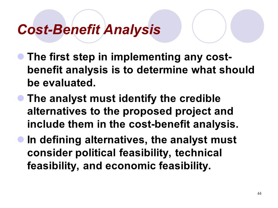 Cost-benefit analysis : cases and materials